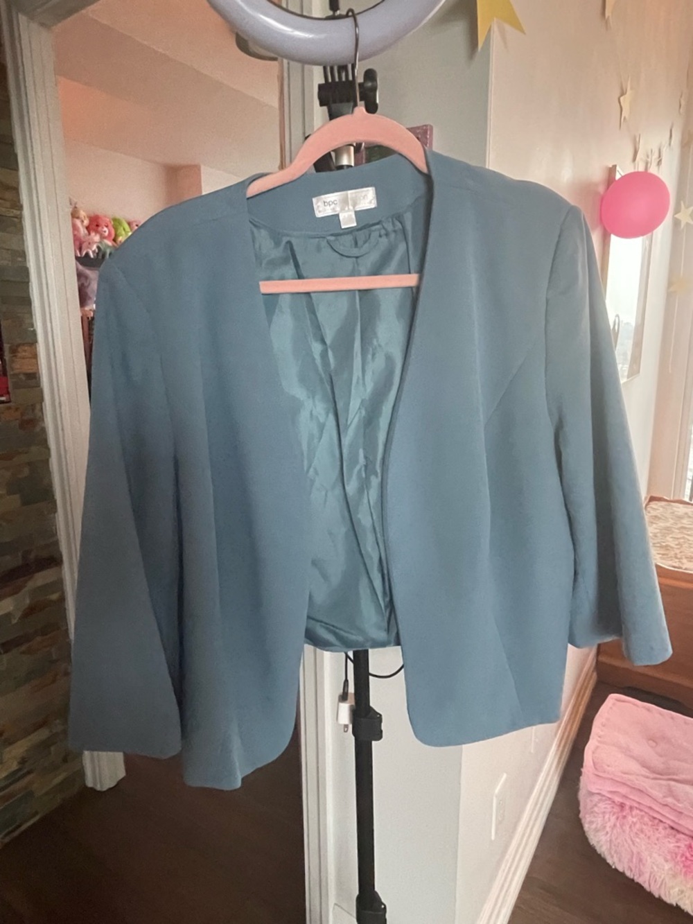 Light blue Cropped Blazer